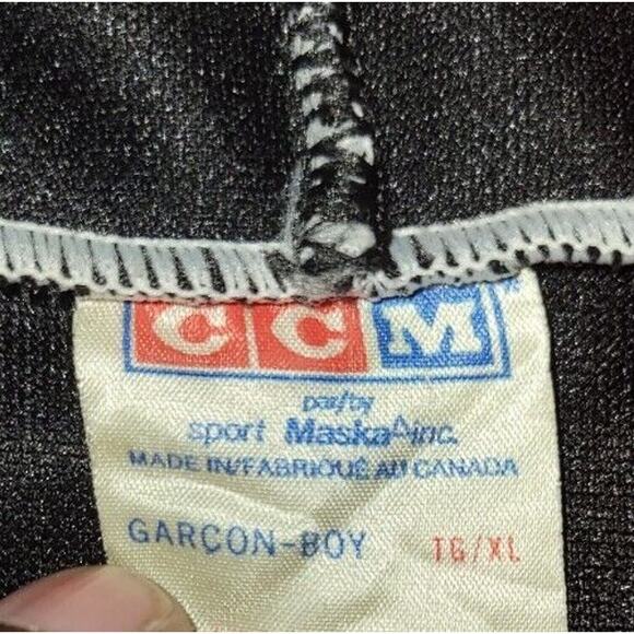 Vintage NHL CCM Ottawa Senators Black Sewn Hockey Jersey Womens S Boys XL - Picture 5 of 9